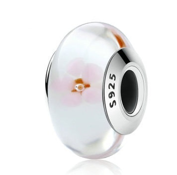 925 Sterling Silver Spacer Accessory Glass Beads