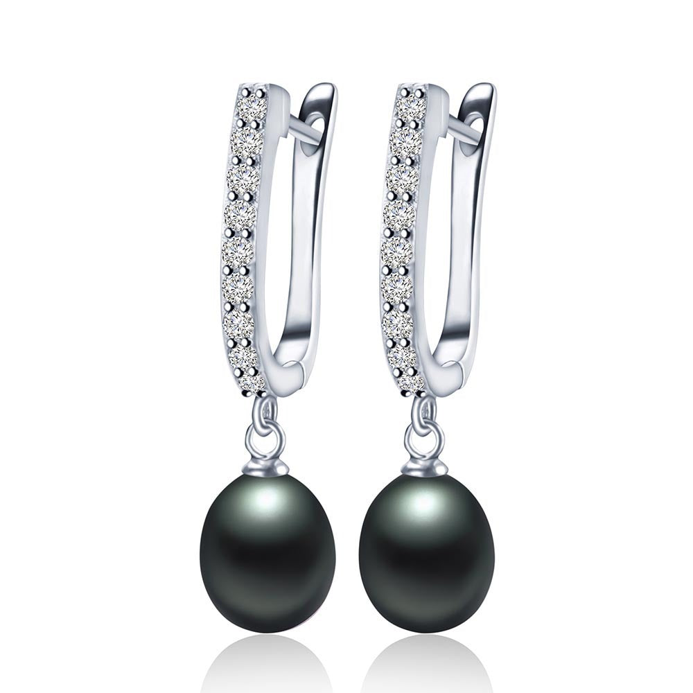 Starlight Pearl Dangle Earrings