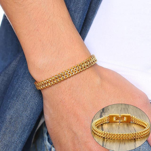 Stainless Steel Curb Chain Bracelet