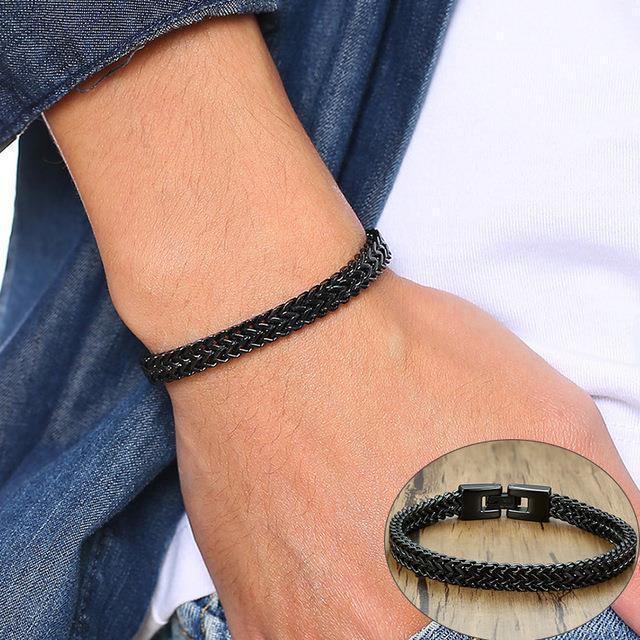 Stainless Steel Curb Chain Bracelet