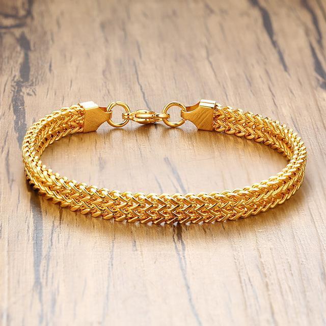 Stainless Steel Curb Chain Bracelet