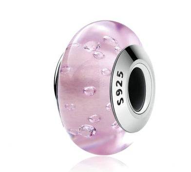 925 Sterling Silver Spacer Accessory Glass Beads
