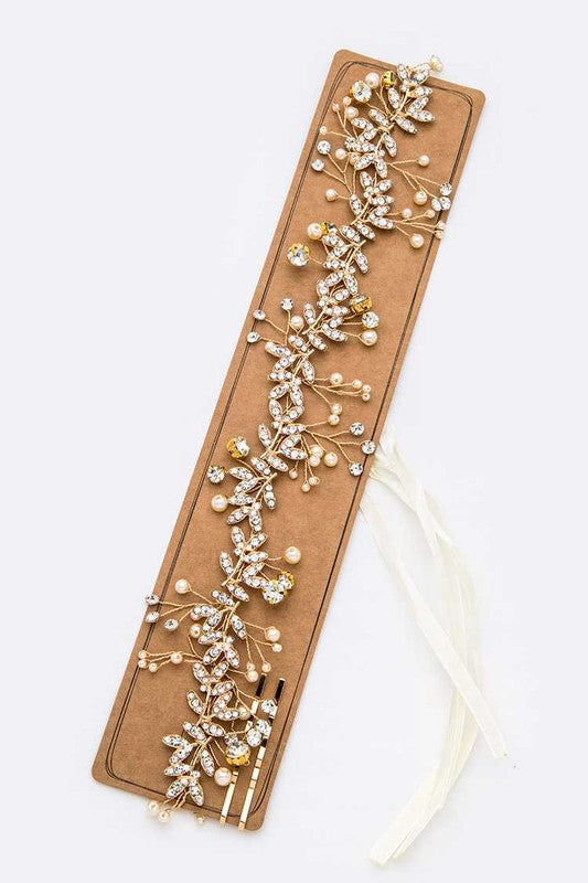 Infinite Crystal Gemstone Hairpiece