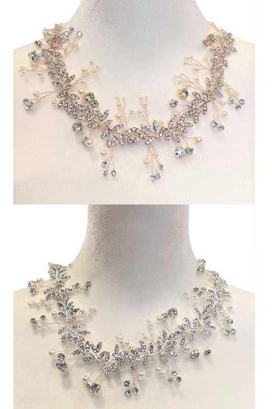 Infinite Crystal Gemstone Hairpiece