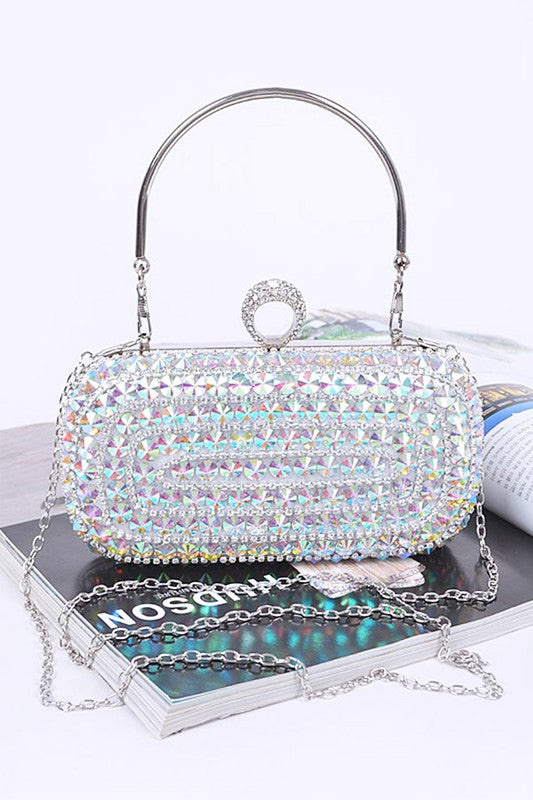 Starlet Crystal Convertible Box Clutch