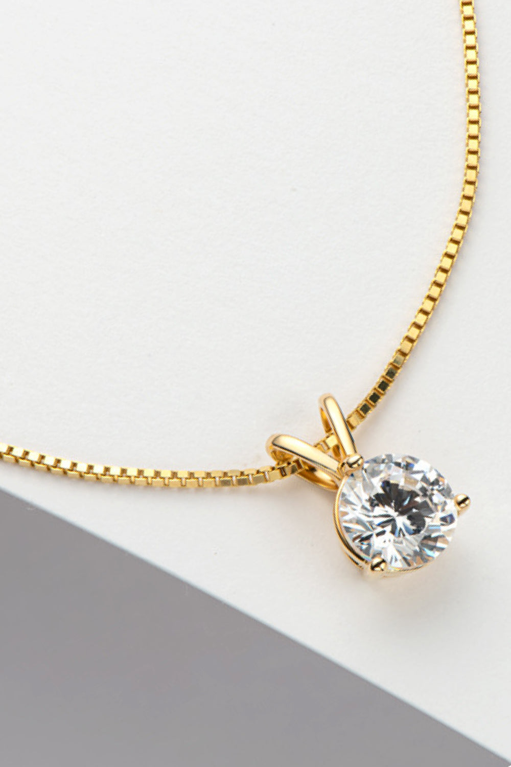 Zenith 1K Moissanite Pendant Necklace