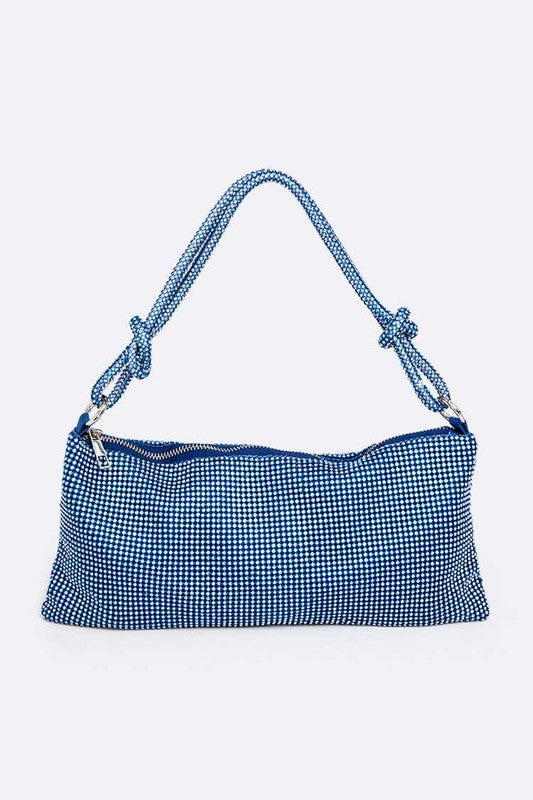 Soft Rhinestone Shoulder Bag