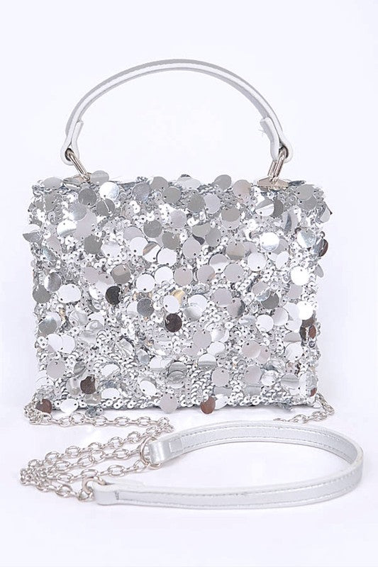 Glam & Go Large Sequin Crossbody Bag