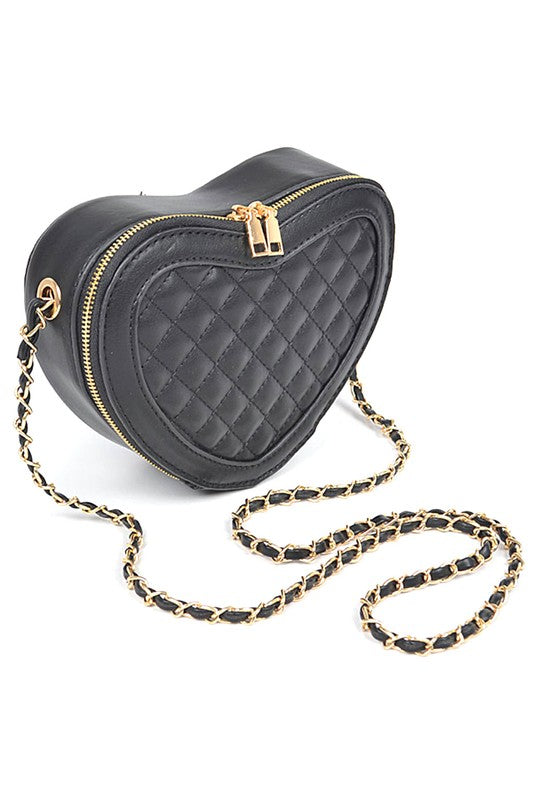 The Heartbeat Quilted Crossbody Bag