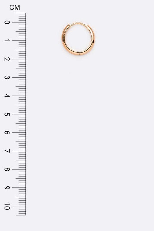 Game On Hoop Earrings in 14K Gold Plating