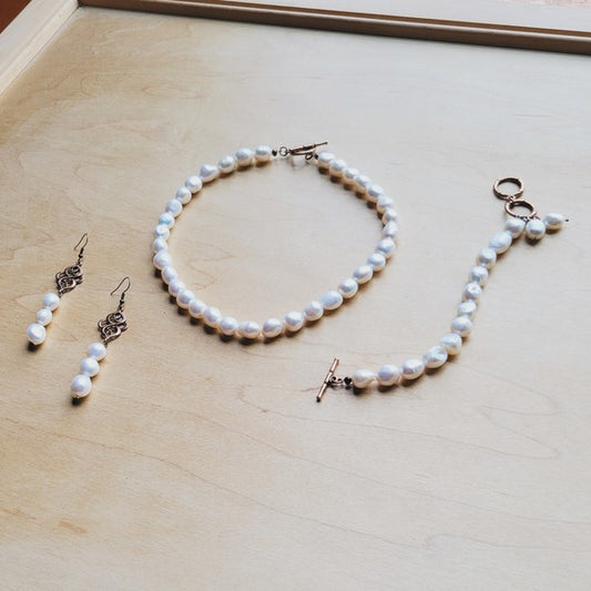 Celestial Freshwater Pearl Bracelet