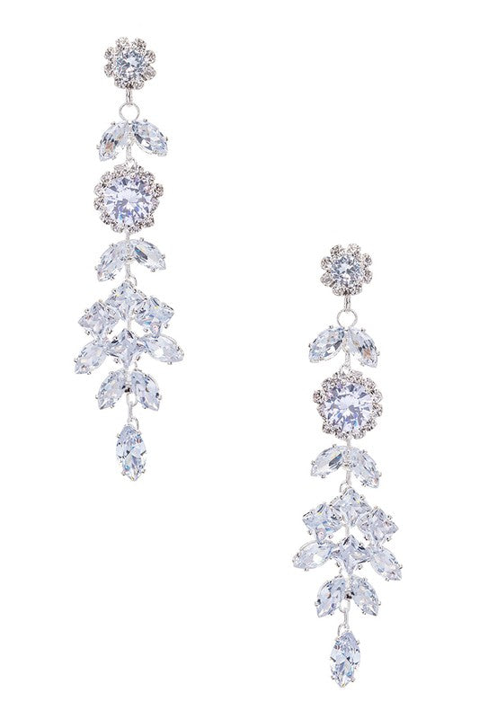 Icicle Chandelier Statement Earrings
