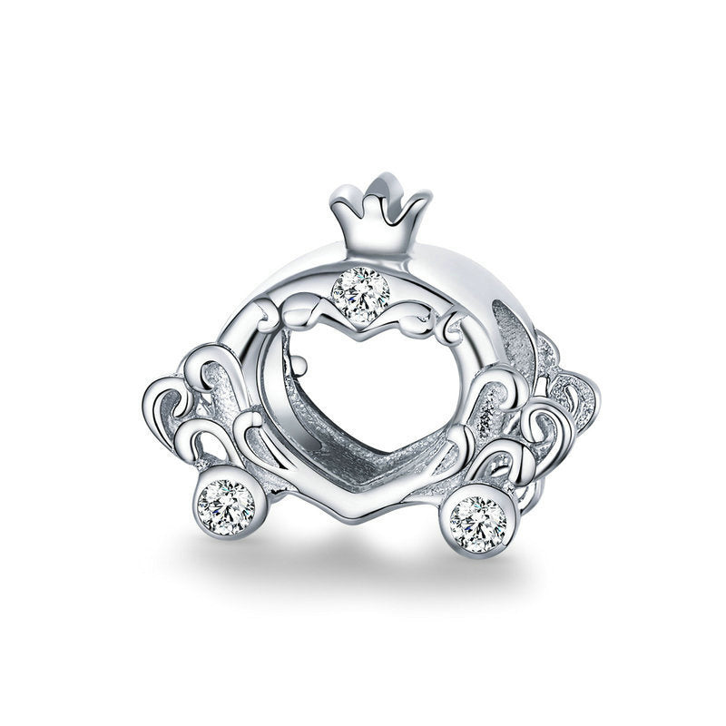 Dream Carriage Charm in 925 Sterling Silver