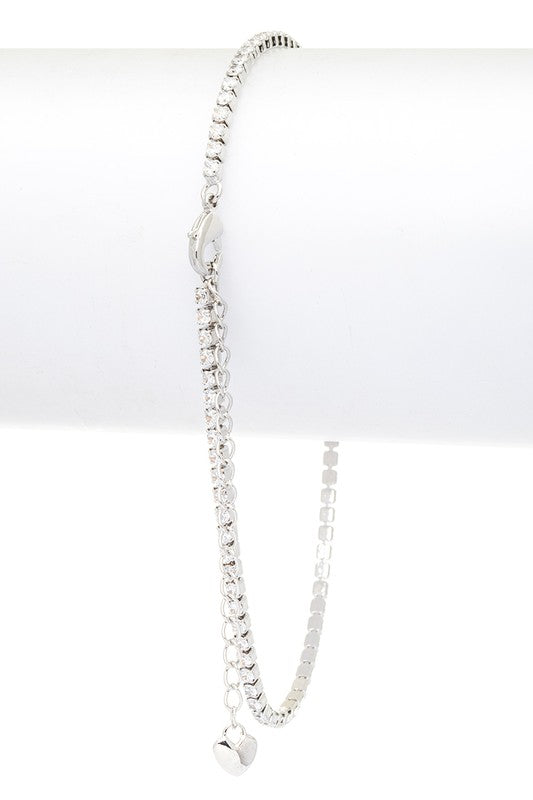 Traditional Cubic Zirconia Tennis Bracelet