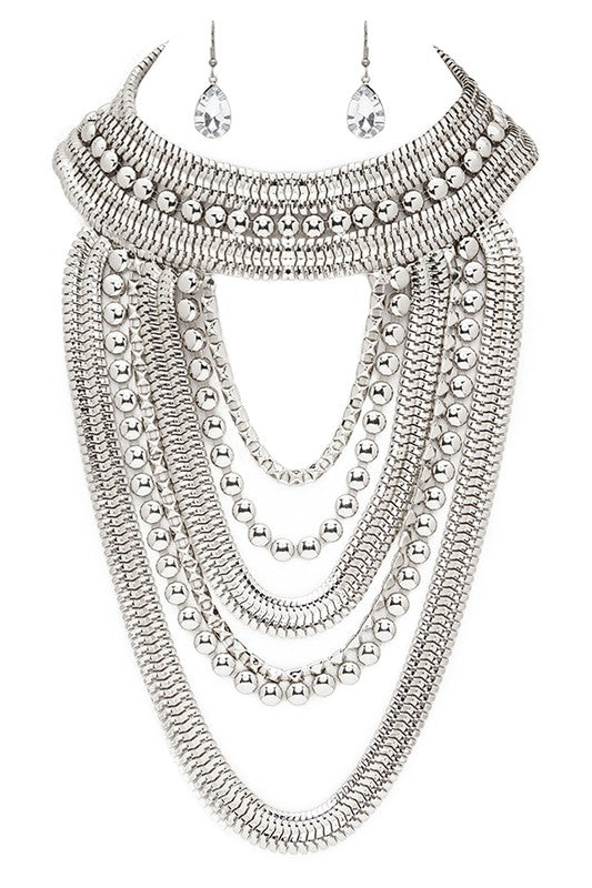 Careless Whisper Statement Necklace Set