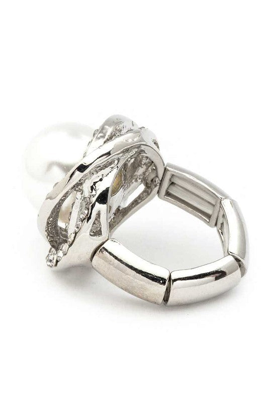 Pearl Orbit Adjustable Ring