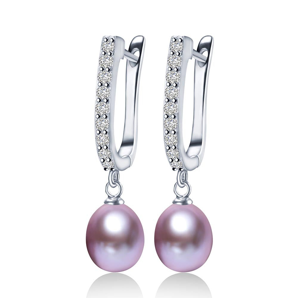 Starlight Pearl Dangle Earrings