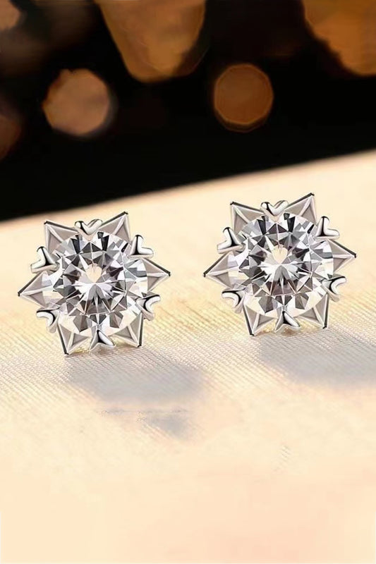 Starlight Moissanite Stud Earrings