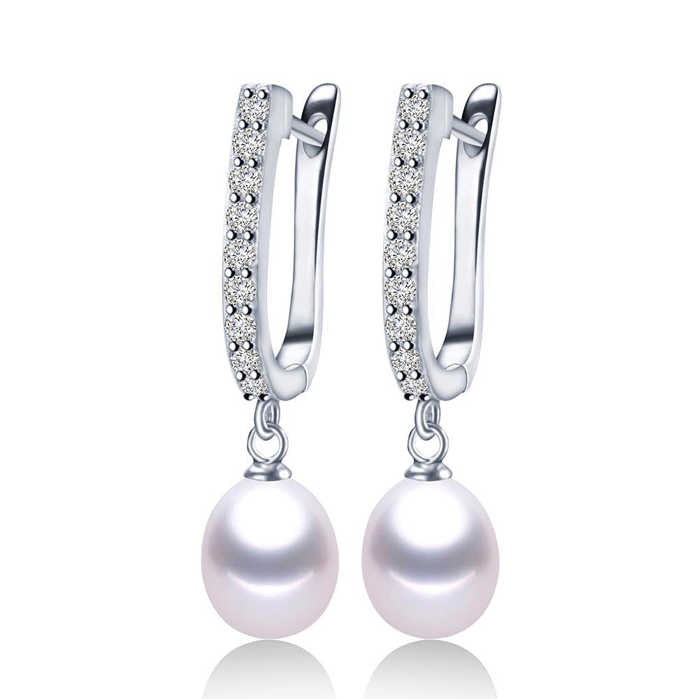 Starlight Pearl Dangle Earrings