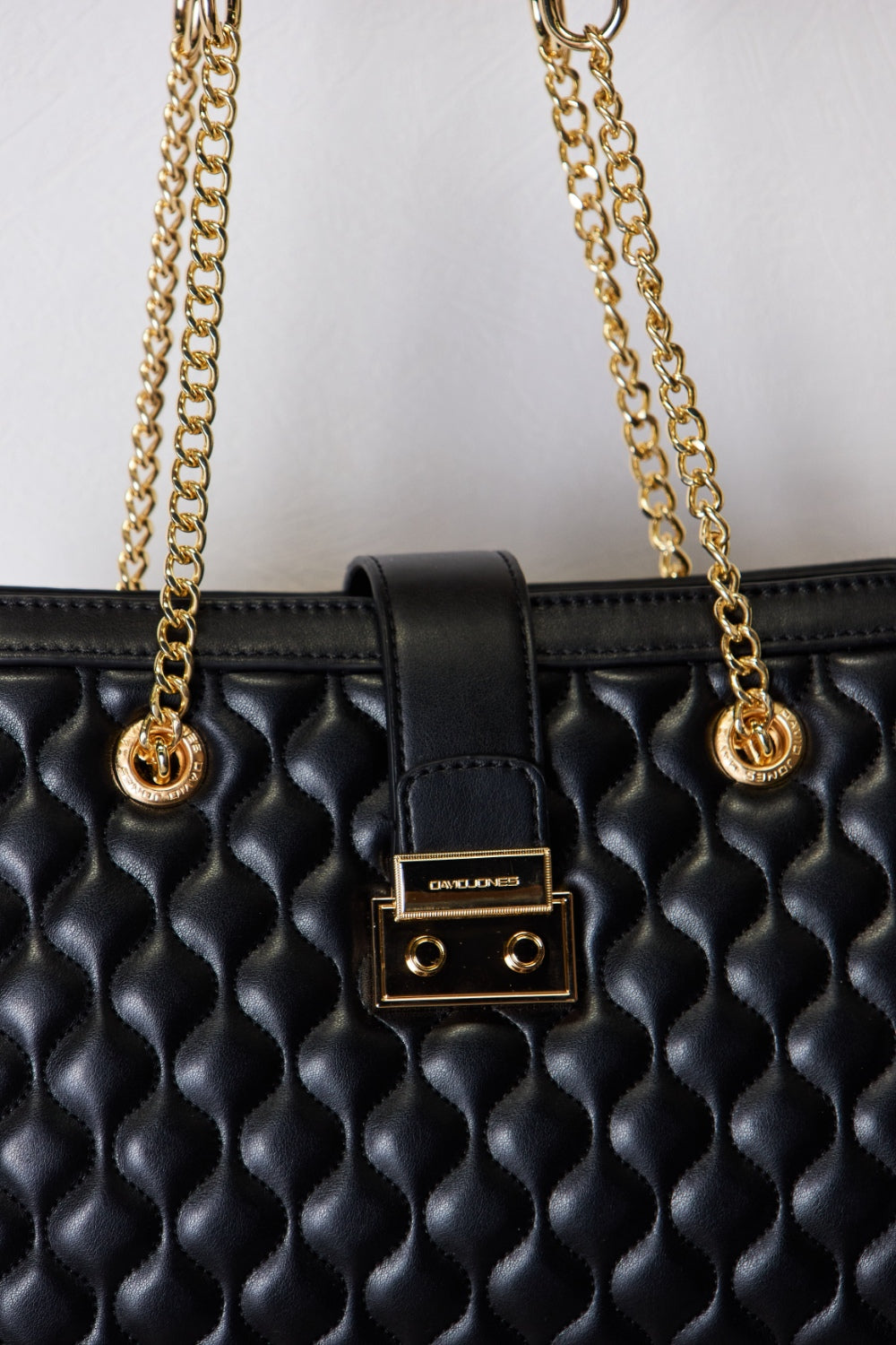 Opaque Shadow Box Leather Handbag