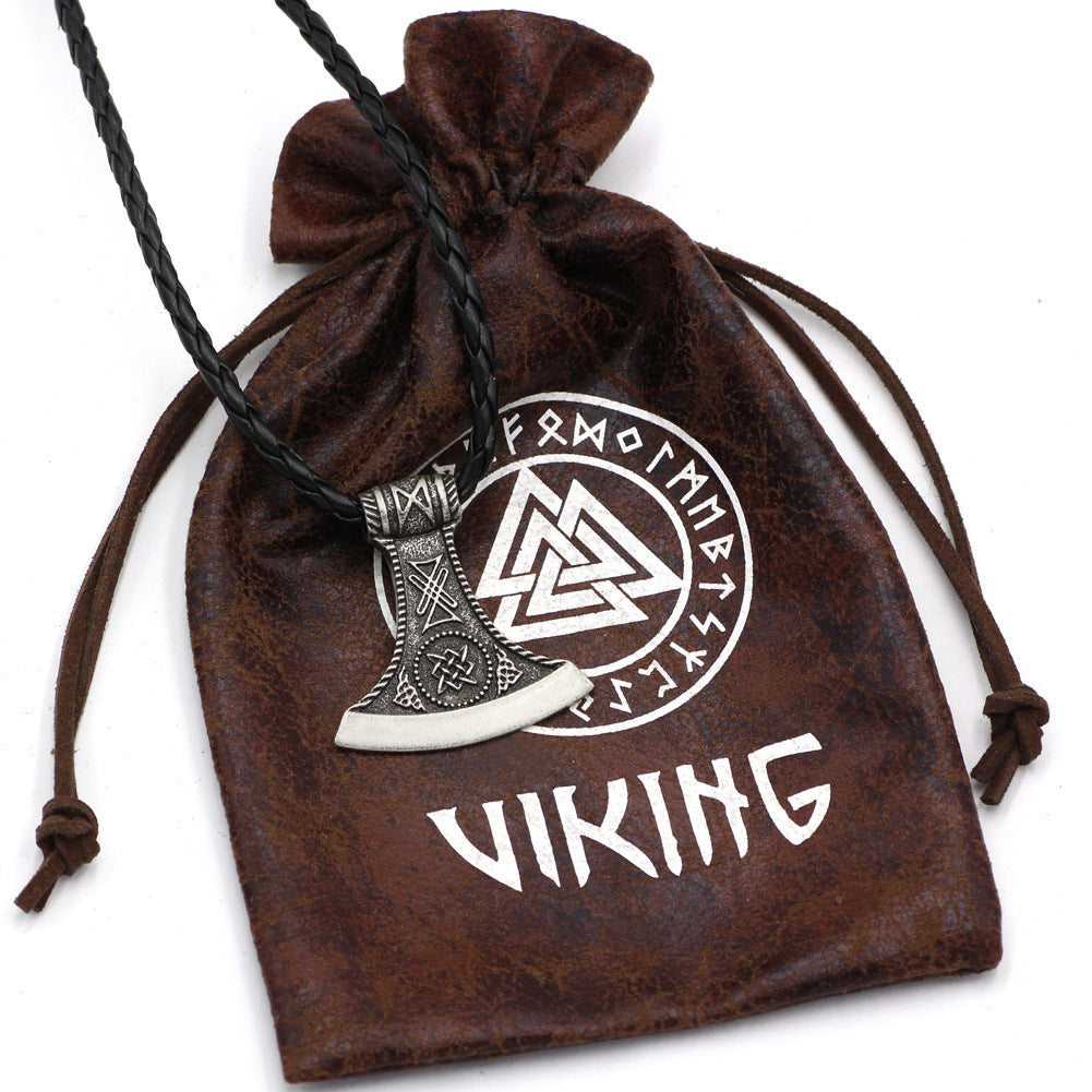 Nordic Viking Axe Necklace