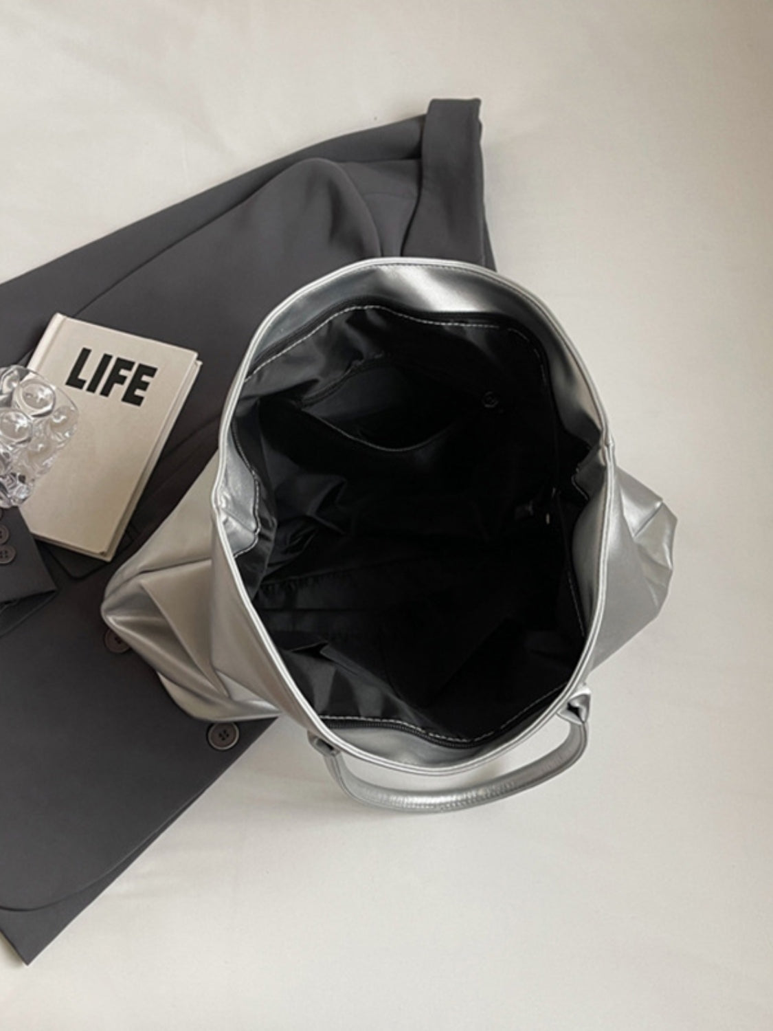 BETTER LIFE Leather Tote Bag