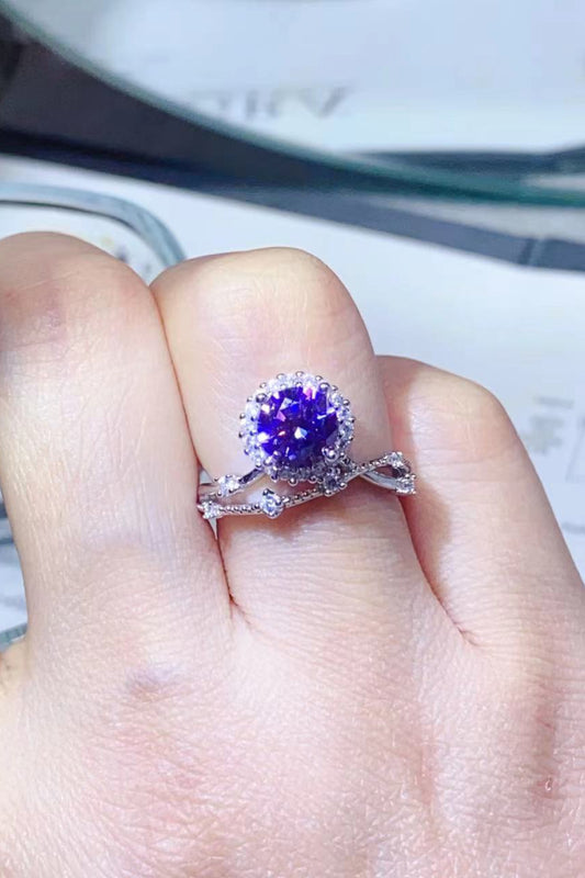 Cascading Dreams Ring 925 Sterling Silver Ring Platinum Plated