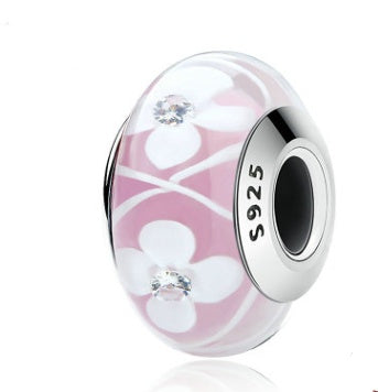 925 Sterling Silver Spacer Accessory Glass Beads