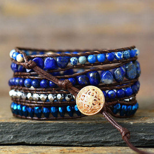 Lapis Lazuli Braided Bracelet