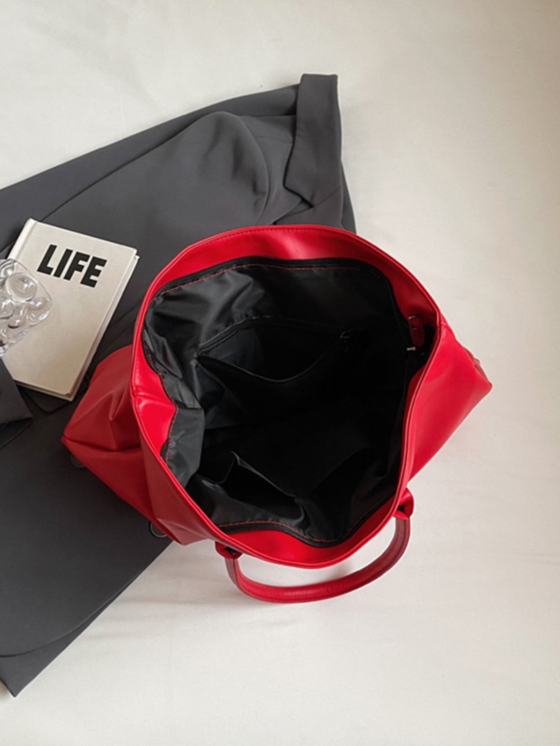 BETTER LIFE Leather Tote Bag