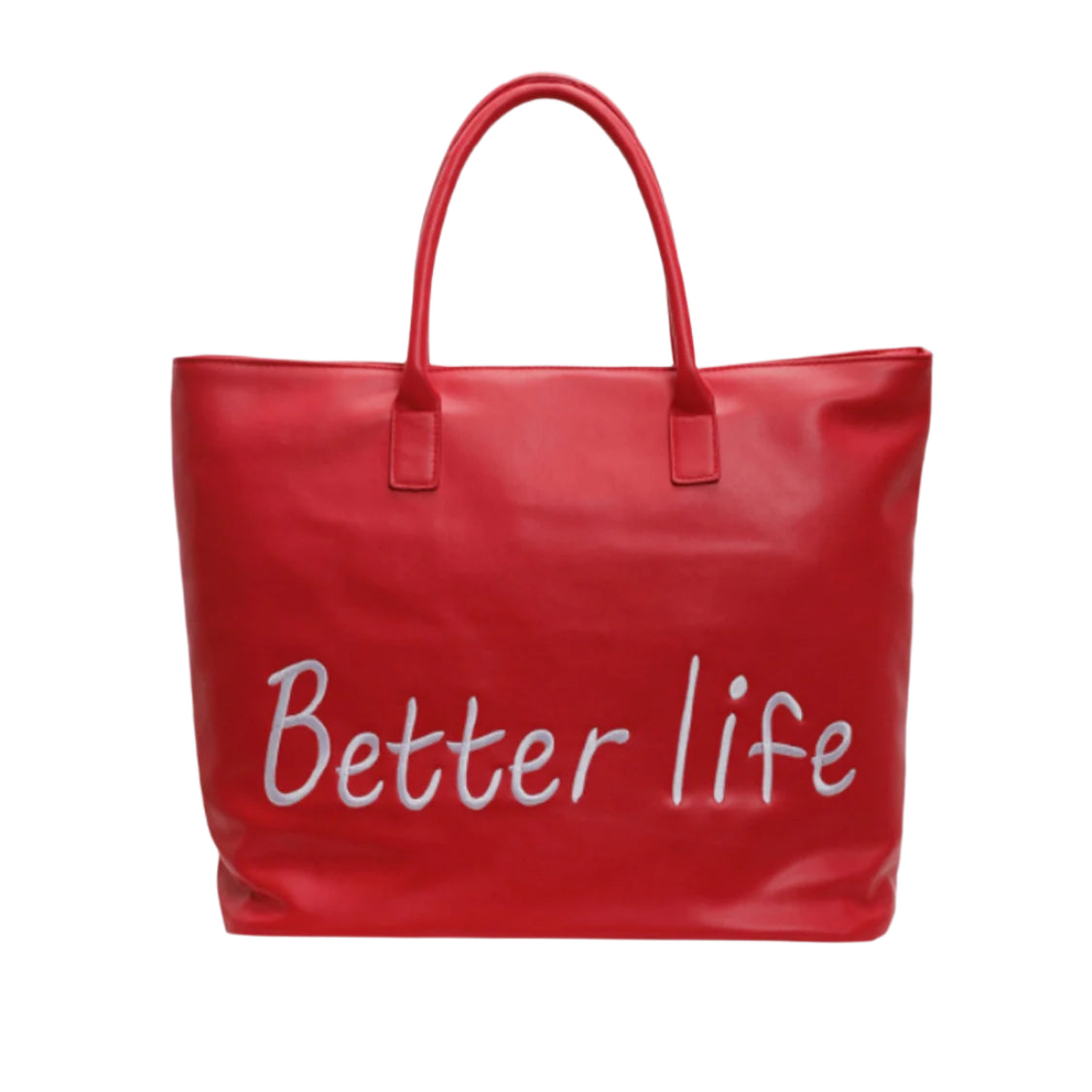 BETTER LIFE Leather Tote Bag