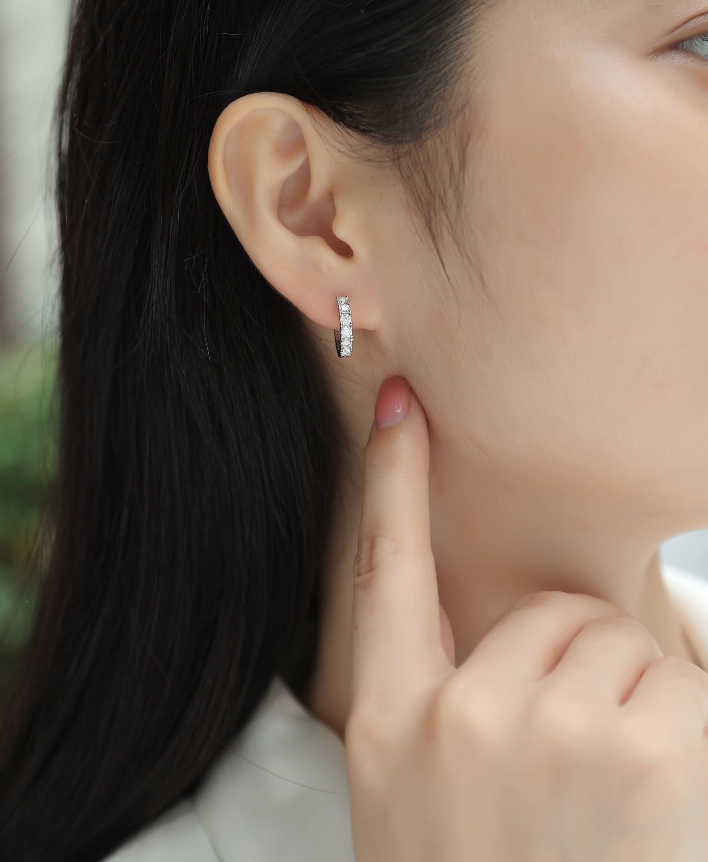 Stella Huggie Hoop Earrings