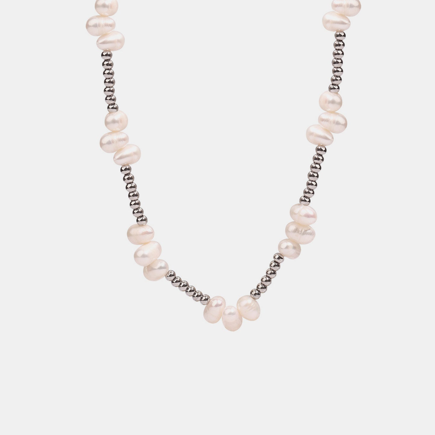 Authentic Freshwater Pearl Beaded Necklace