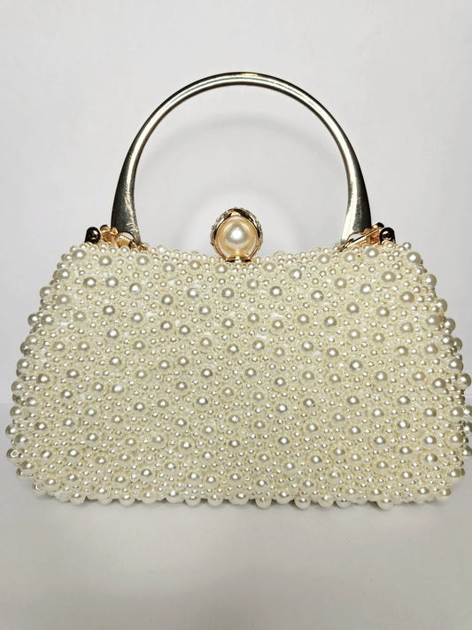 Pearl Affair Evening Clutch Bag