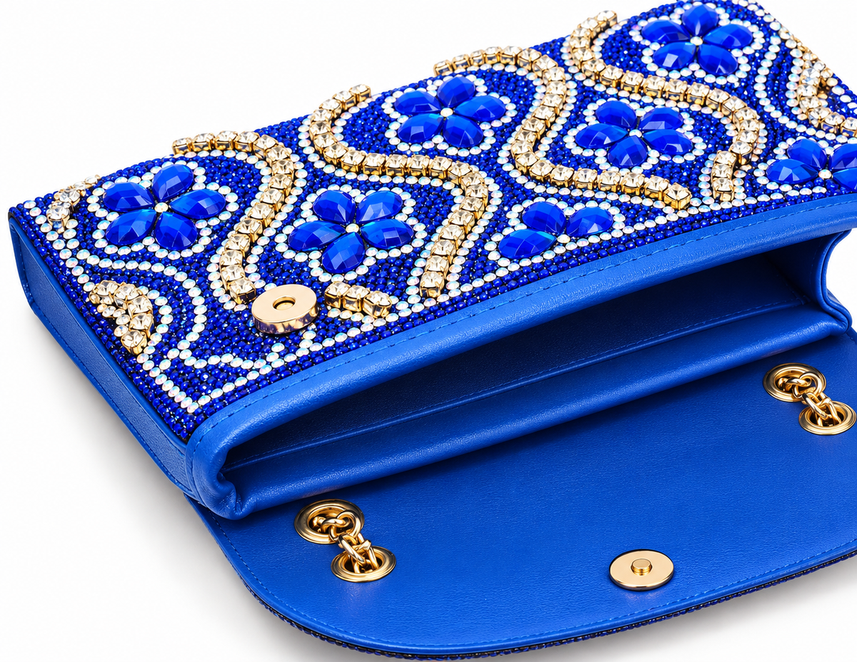 Jewel Crystal Evening Clutch