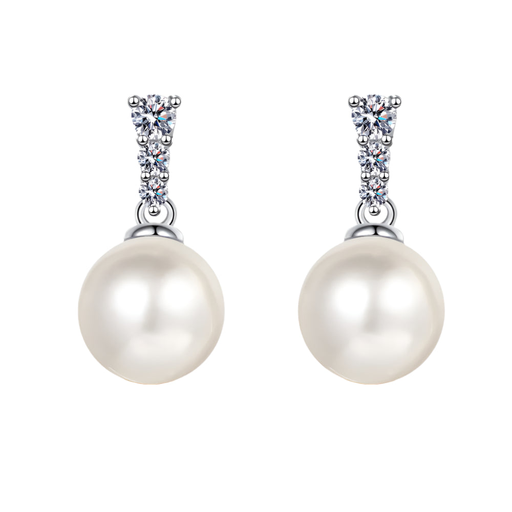 Simply Beautiful Freshwater Pearl Drop Earrings