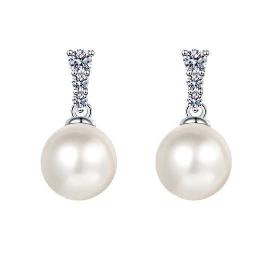 Simply Beautiful Freshwater Pearl Drop Earrings