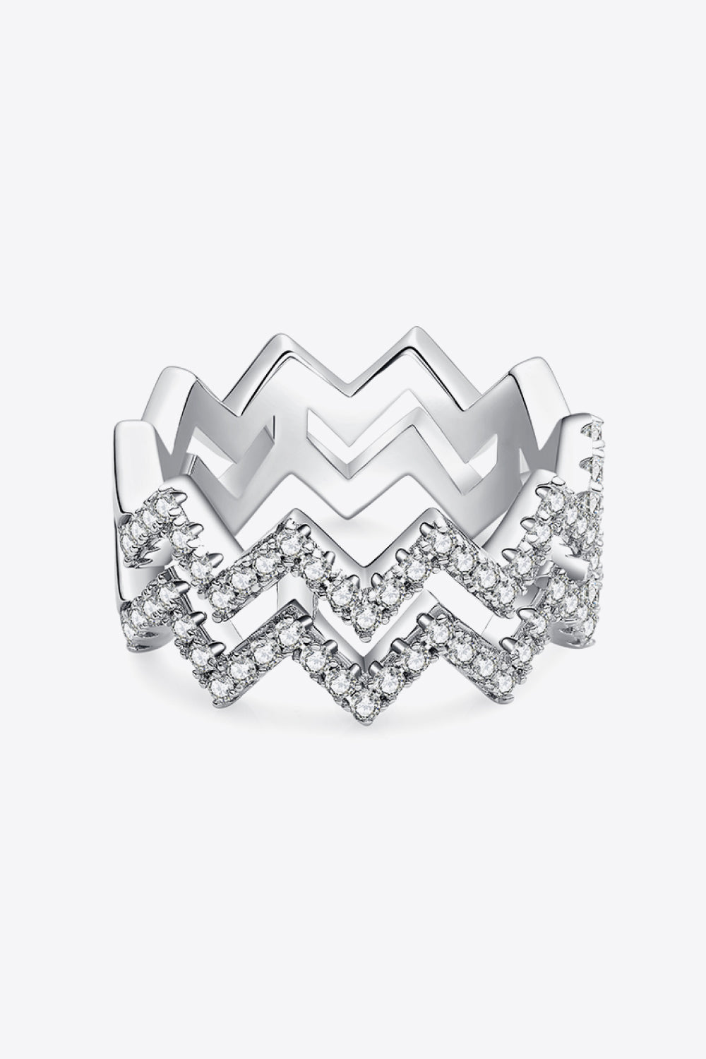 Eternity Crown Moissanite Rings