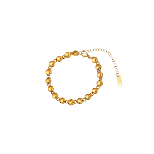 Fashion 18K Gold-Plated Titanium Steel Bracelet