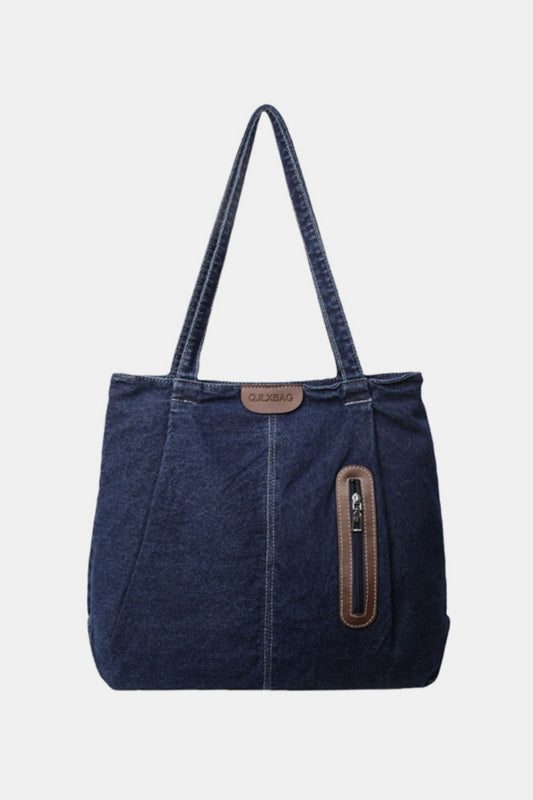 Everyday Denim Tote Bag