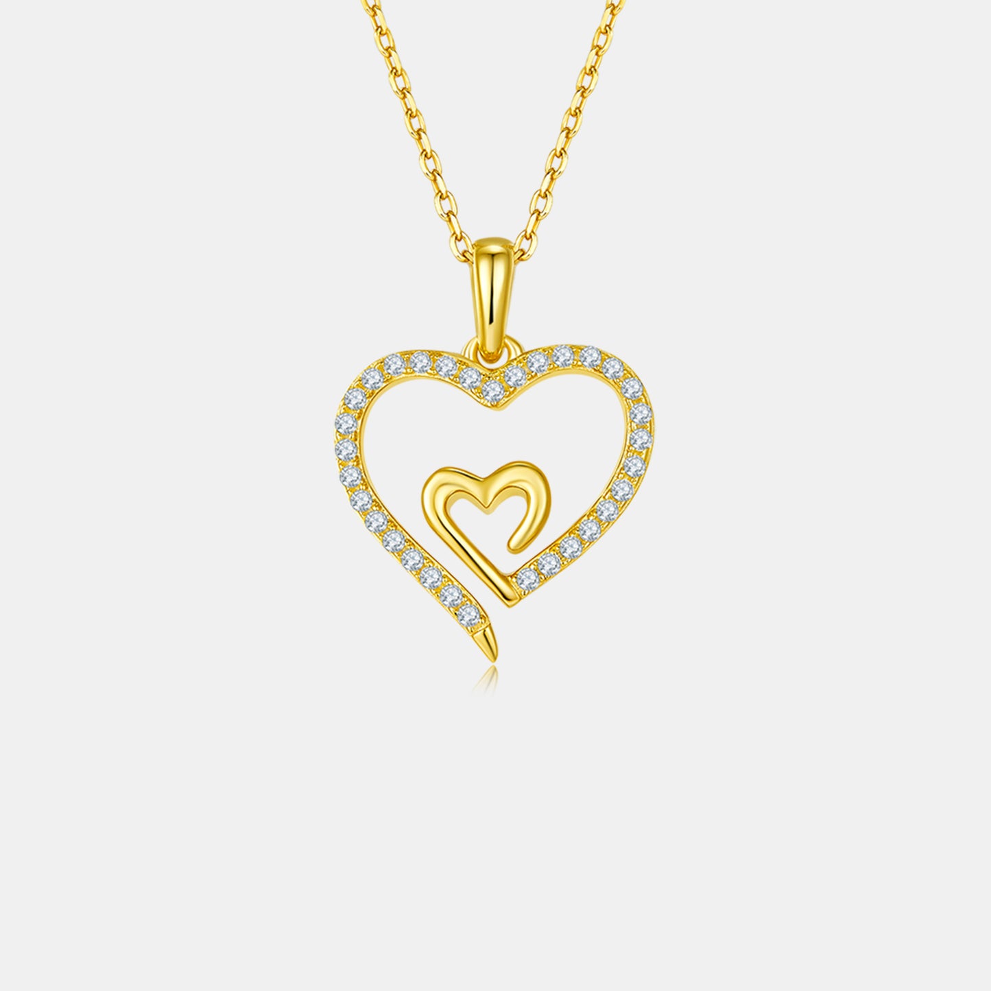 Heart to Heart Pendant Necklace