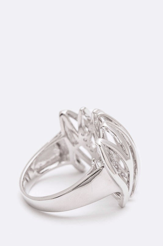 Glamorous Grille Ring