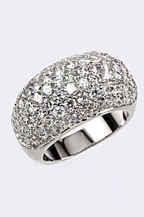 Cosmic Glow Fashion Cocktail Ring