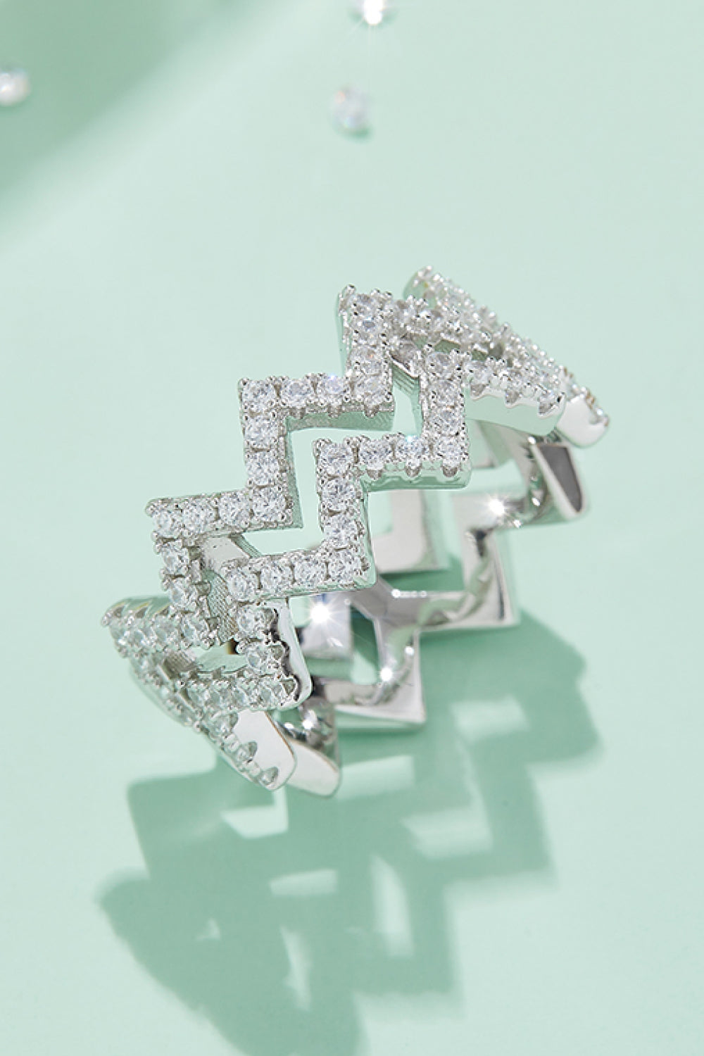 Eternity Crown Moissanite Rings