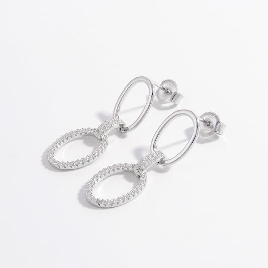 Zircon S925 Drop Earrings