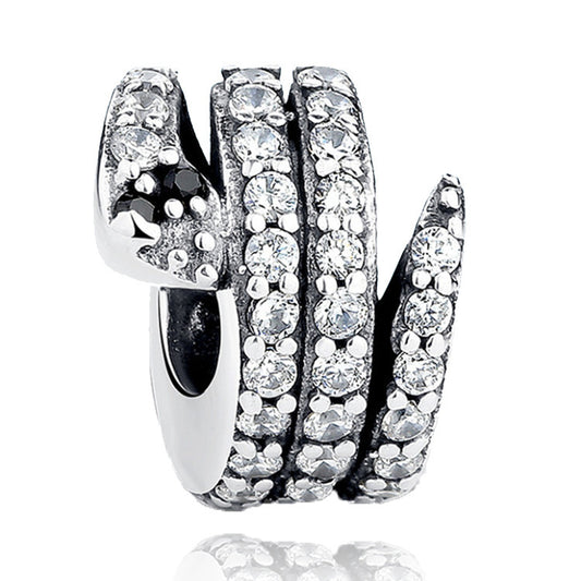 Serpent Charm in 925 Sterling