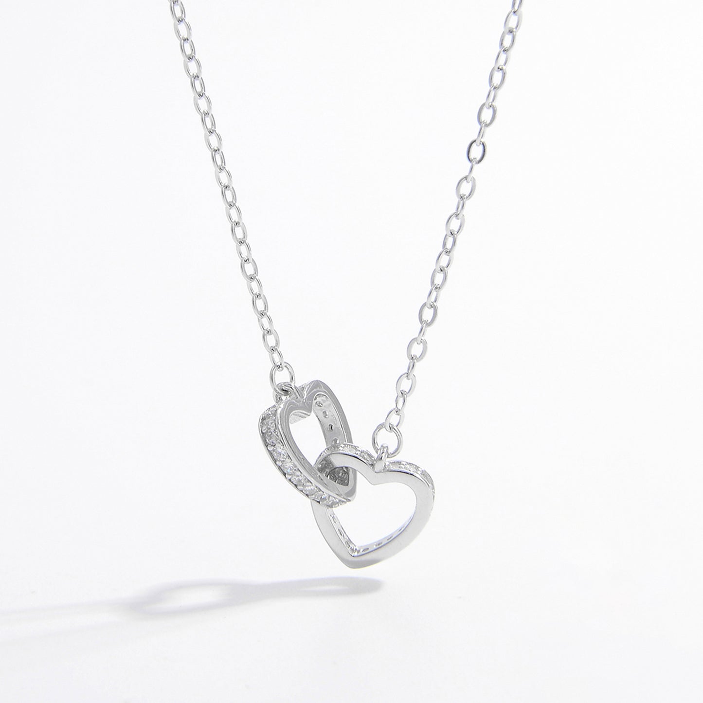 4ever Connected 💕 Heart Necklace in 925 Sterling Silver