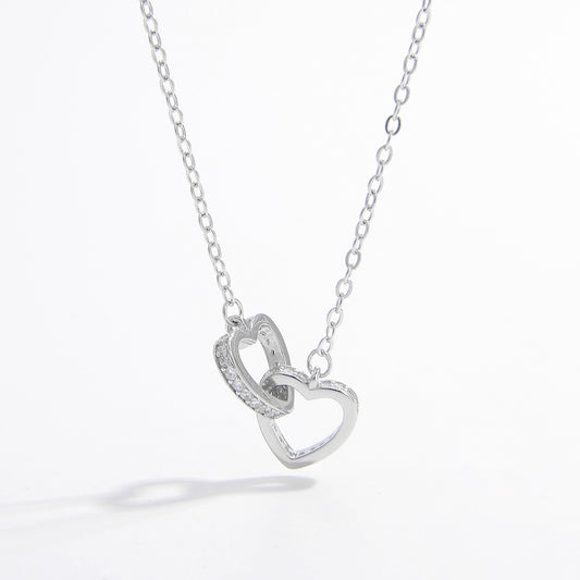 4ever Connected 💕 Heart Necklace in 925 Sterling Silver