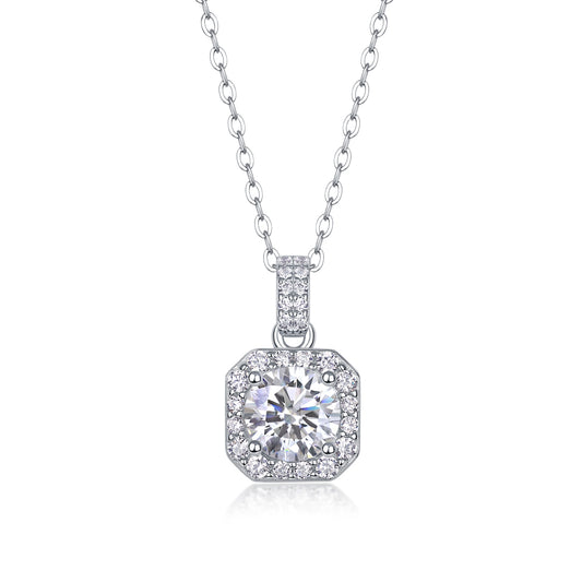 Morning Light 1K Moissanite Necklace