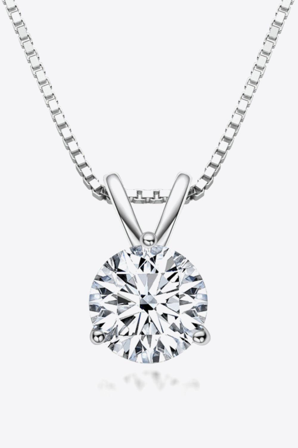 Zenith 1K Carat Moissanite Pendant Necklace